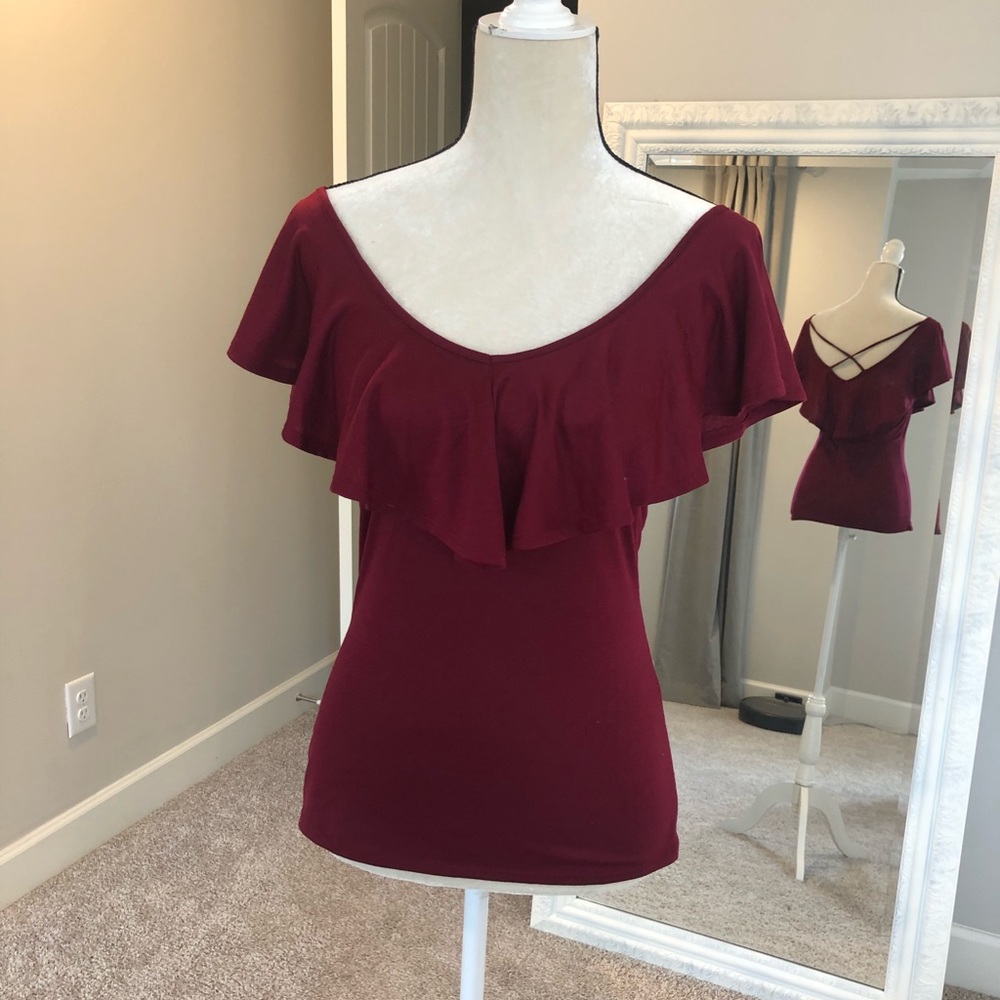 Off the shoulder shirt